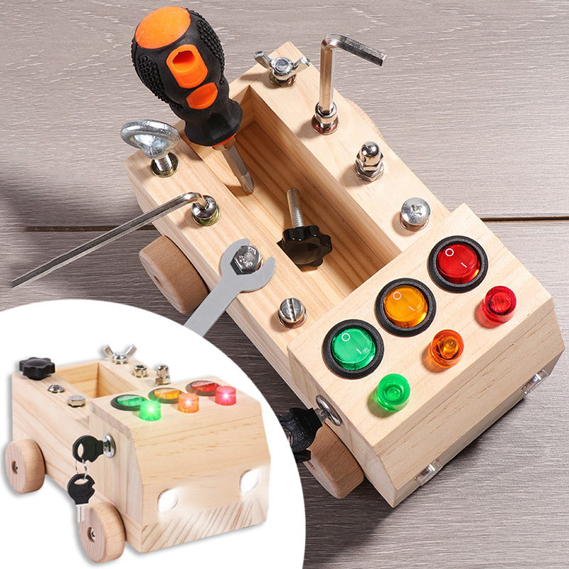 Board Game Japan - Wooden Montessori Busy Board Sensory Toys