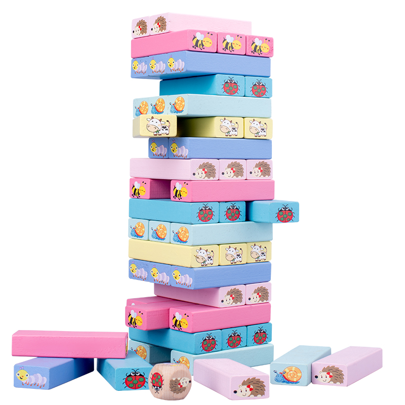 Number Animal Wooden Blocks Ga - Board Game Jenga review and price