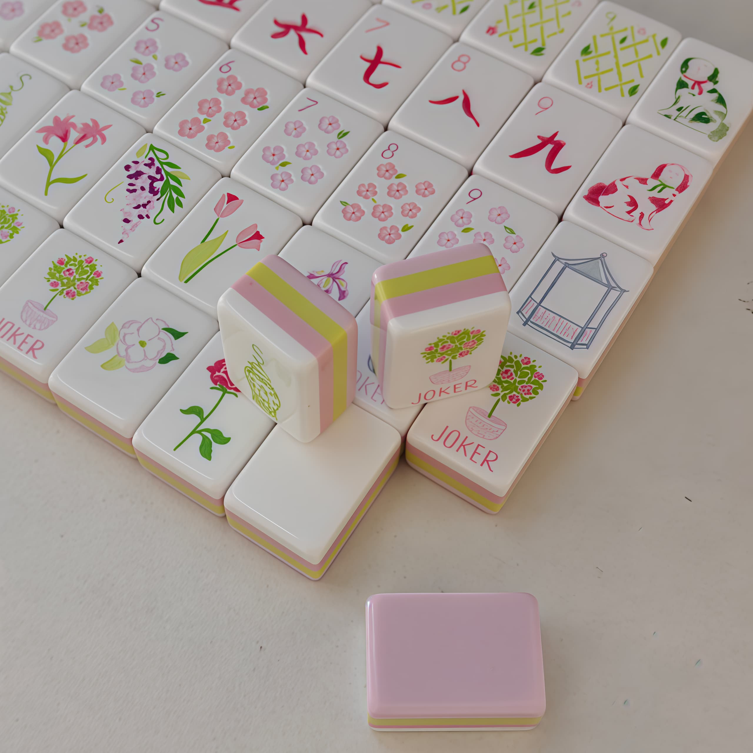 Hot selling four Layer Acrylic - Board Game Mahjong review and price