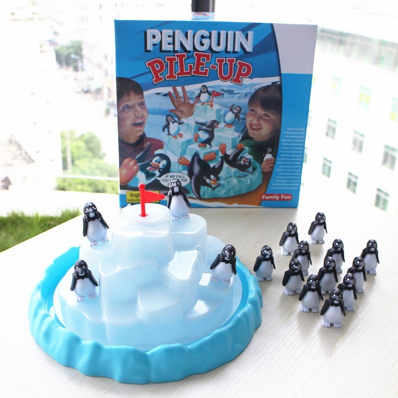 Iceberg Stacked Penguin Balanc - Board Game Jenga review and price