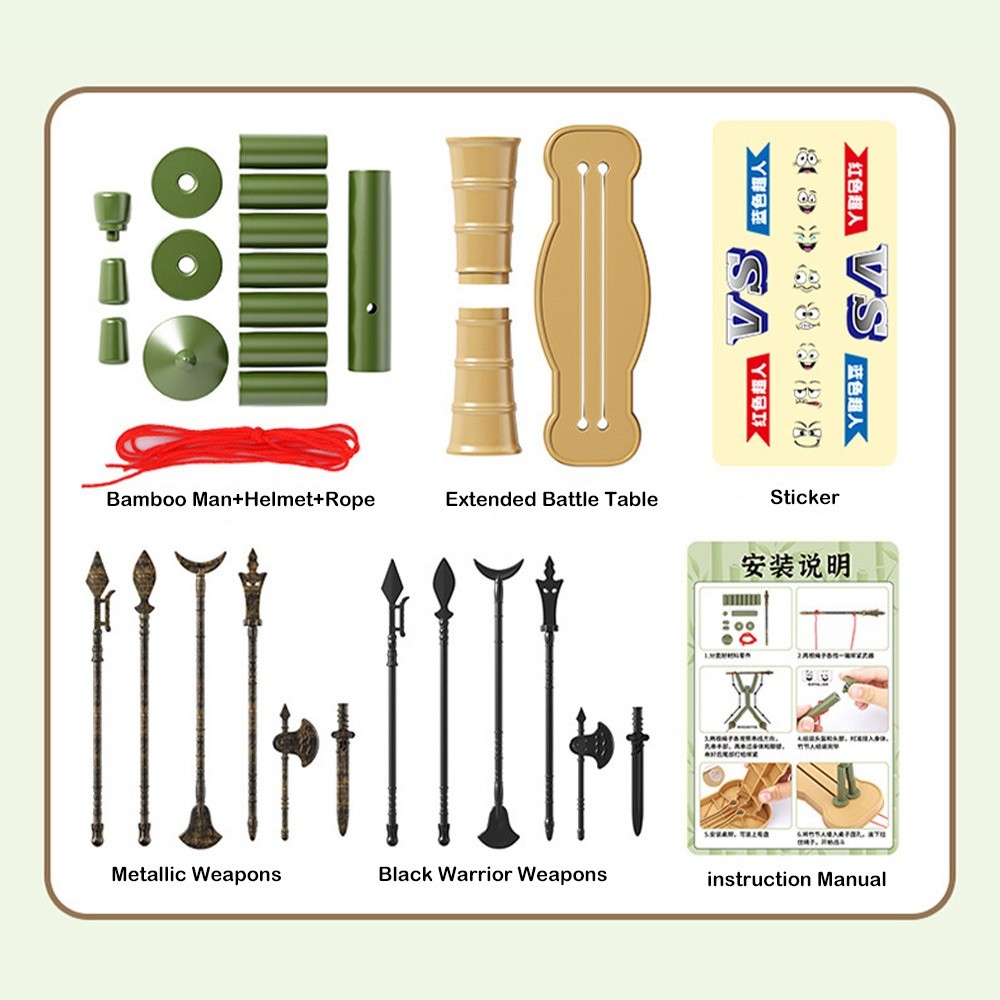 Two-player Battle Bamboo Man B - Board Game Japan review and price