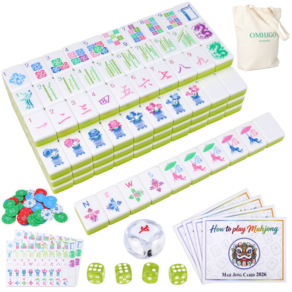 Light Green Luxury American Ma - Board Game Mahjong review and price