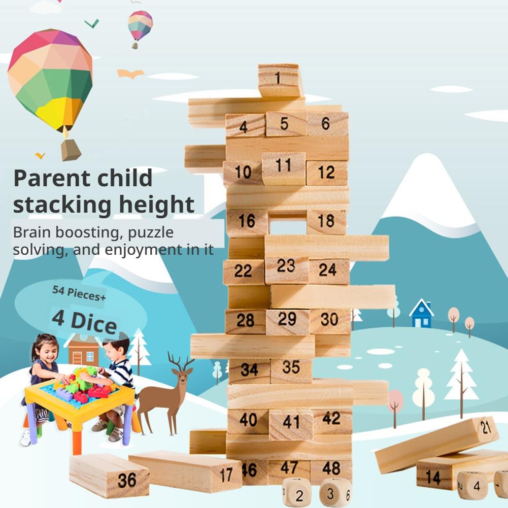 Small Size Wooden Building Blo - Board Game Jenga review and price