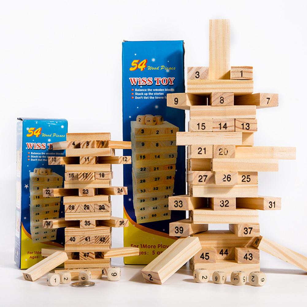 Small Size Wooden Building Blo - Board Game Jenga review and price