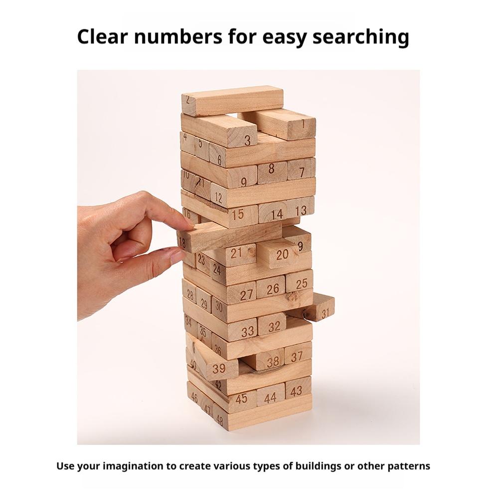 Small Size Wooden Building Blo - Board Game Jenga review and price