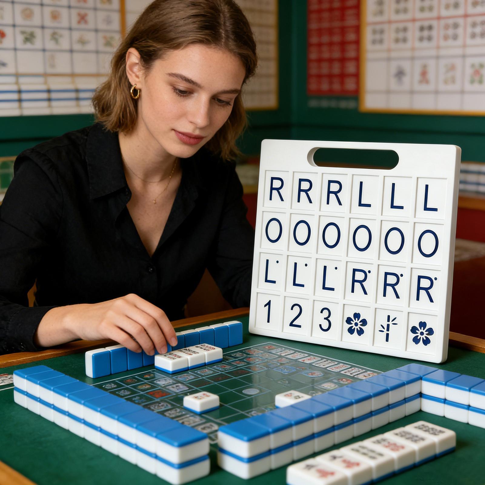 Solo Mahjong Board 24 Slots Po - Board Game Mahjong review and price